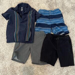 Boys shorts/ polo shirt